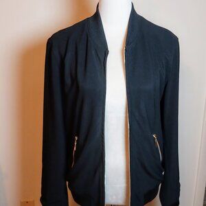 BOSTON PROPER SIZE S FULL ZIP KNIT JACKET